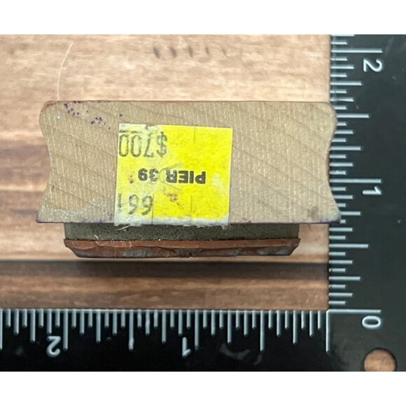 Vintage 1985 Hero Arts Teddy Bear & Cat Rubber Stamp - Picture 3 of 5